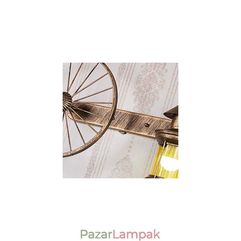 Rusztikus páholyfestési funkció mini stílusú fali lámpákhoz