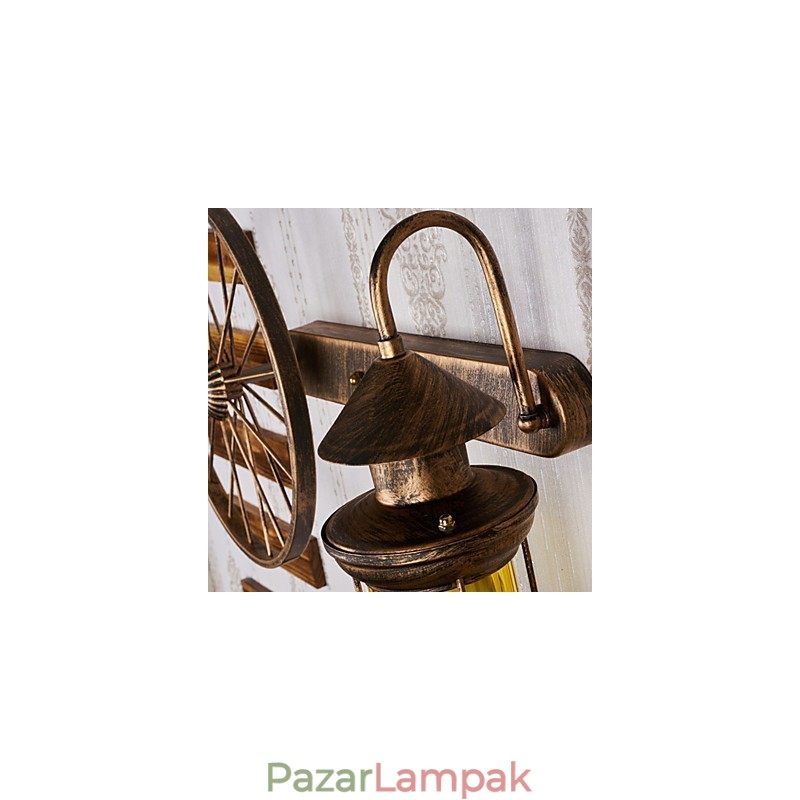 Rusztikus páholyfestési funkció mini stílusú fali lámpákhoz