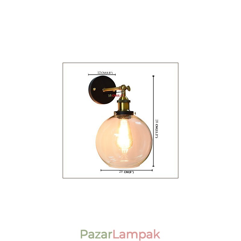 Vas fali lámpa fekete egyszerű retro fali lámpa egyfejű dekoratív fali lámpa európai stílusú