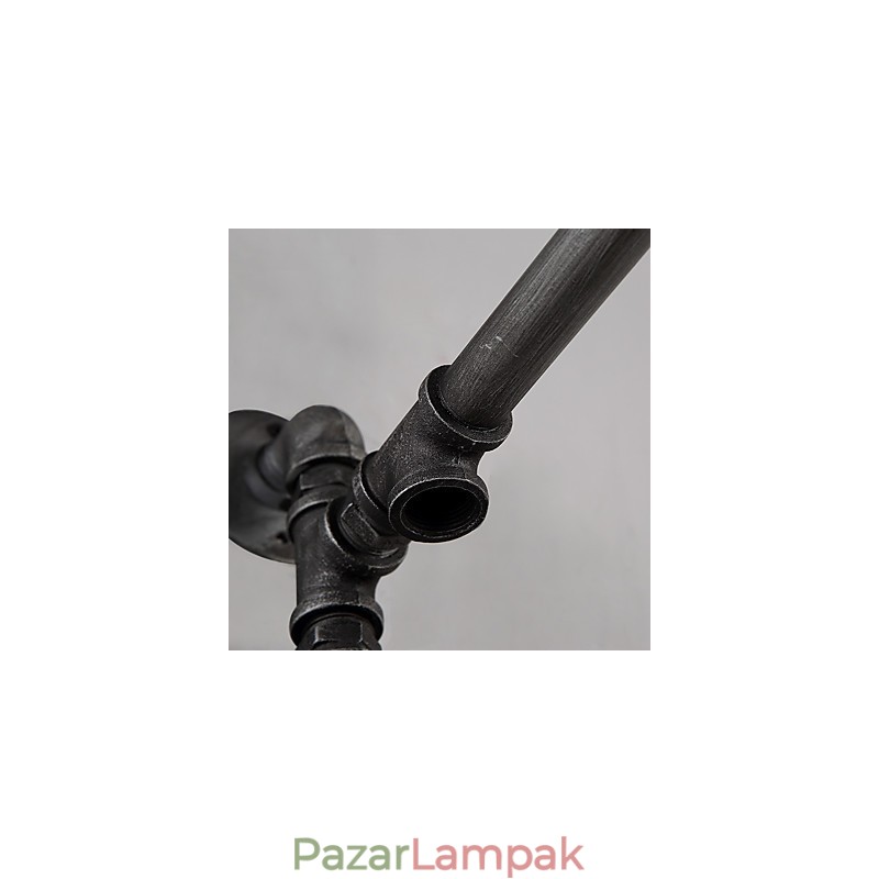 Vintage ipari csöves fali lámpák kapcsolóval Kreatív fények Étterem Kávézó Bár Dekorációs világítás 1 fényes festéssel