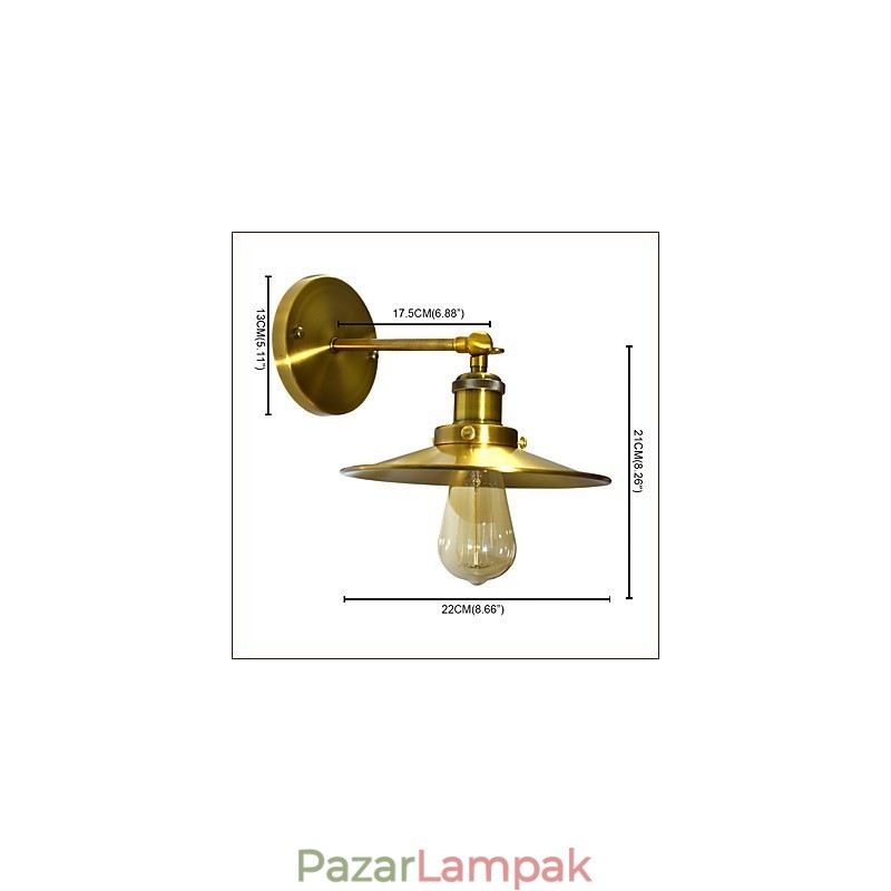 Rusztikus Lodge Hagyományos klasszikus sárgaréz funkció a mélysugárzó fali lámpákhoz