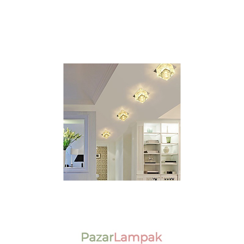 Crystal Lamp Smd CreativeTube Spotlámpa elnyeli a kupola fényét