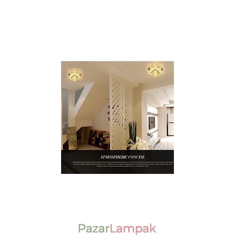Crystal Lamp Smd CreativeTube Spotlámpa elnyeli a kupola fényét