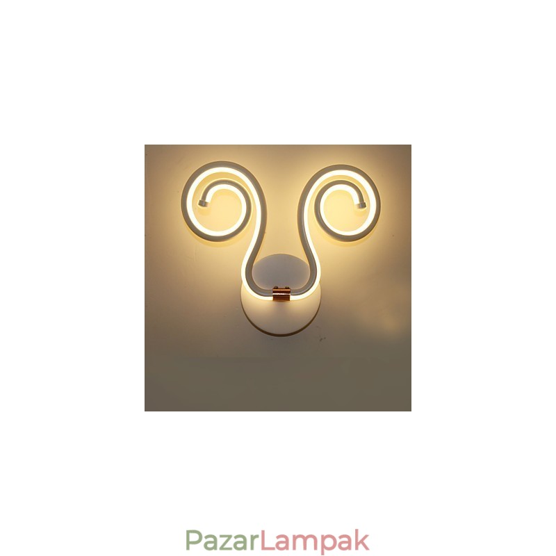 Modern egyszerű alumínium fali lámpa Kreatív folyosói éjjeli lámpák világítása