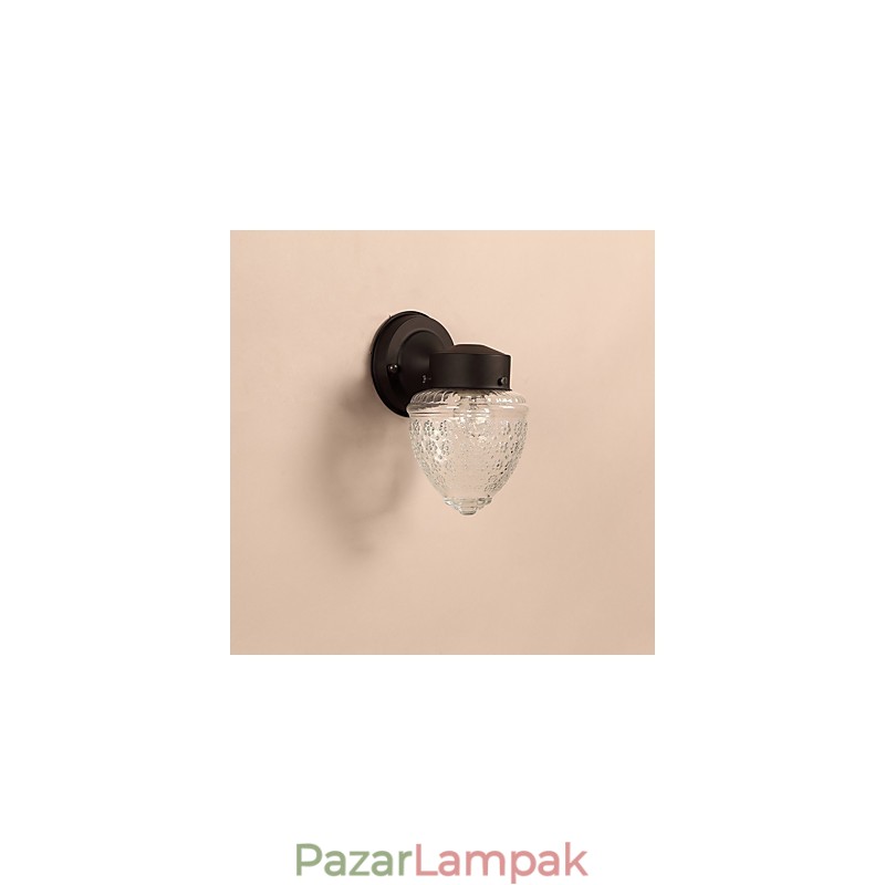 Modern, kortárs fekete-oxid bevonat a mini stílusú környezeti fényű fali lámpákhoz