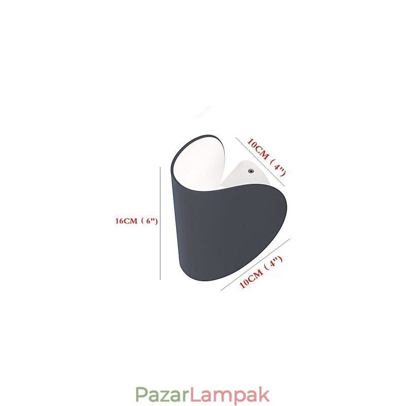 Modern, kortárs festési funkció mini stílusú környezeti fényű falilámpákhoz Fali lámpa Personality fali lámpa
