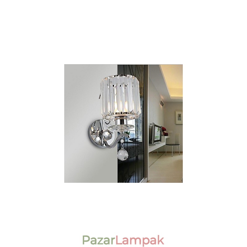 Crystal modern, galvanikusan bevont felső lámpa fali lámpa fali lámpa