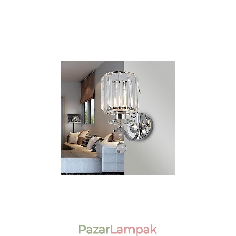 Crystal modern, galvanikusan bevont felső lámpa fali lámpa fali lámpa