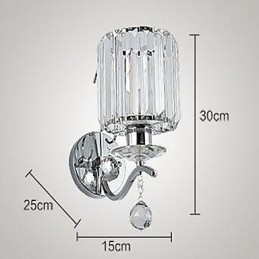 Crystal modern, galvanikusan bevont felső lámpa fali lámpa fali lámpa