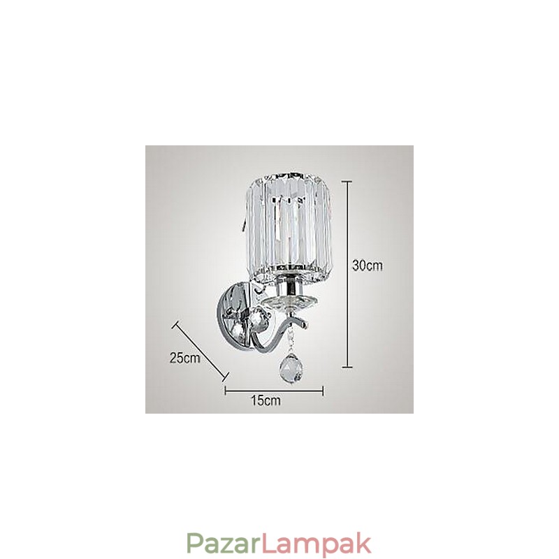 Crystal modern, galvanikusan bevont felső lámpa fali lámpa fali lámpa