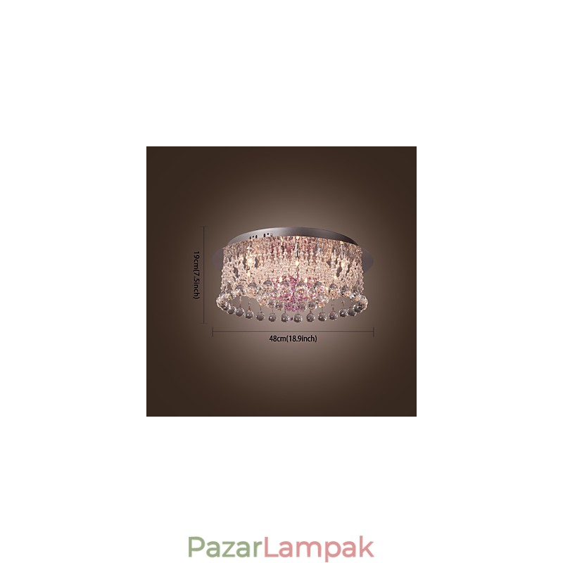 Luxus kristálycsillár 12 lámpával Louis Design