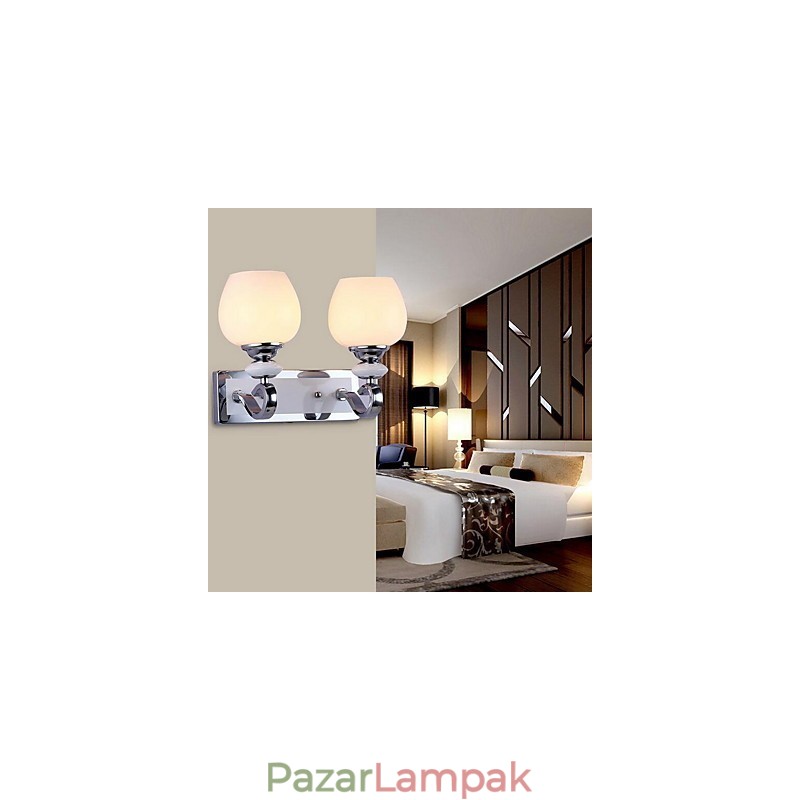 Modern, kortárs, galvanikus bevonatú fali lámpák fali lámpák