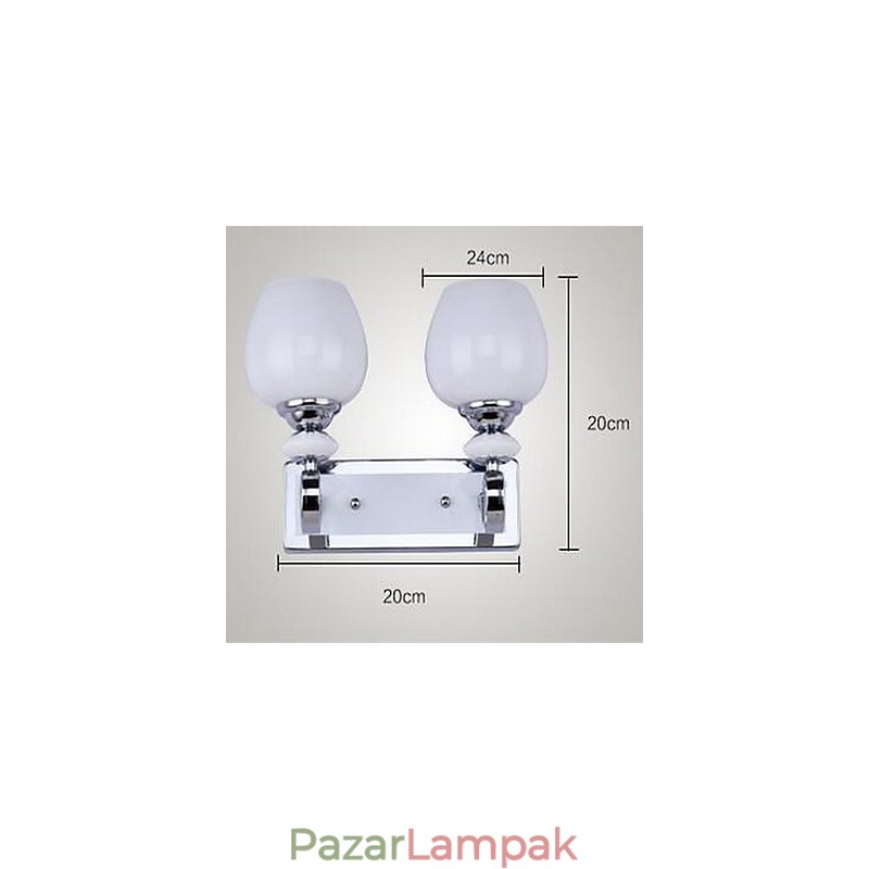 Modern, kortárs, galvanikus bevonatú fali lámpák fali lámpák