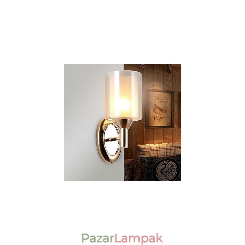 Modern, kortárs, galvanikus bevonatú fali lámpák fali lámpák