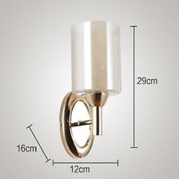 Modern, kortárs, galvanikus bevonatú fali lámpák fali lámpák