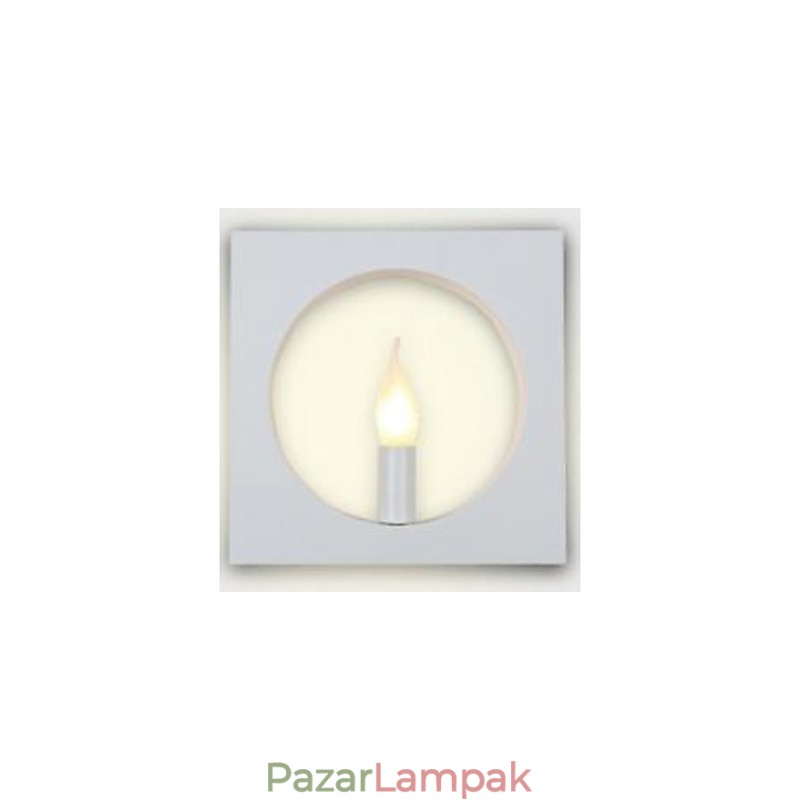 Modern egyszerű vas művészet fali lámpa Kreatív nappali háttérterem Az ágy feje négyzet alakú dekorációs lámpák és lámpák