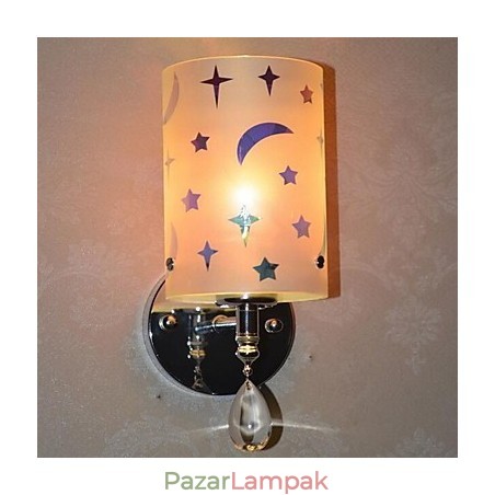 Egyszerű egyéb funkció a mini stílusú környező fényű fali lámpákhoz