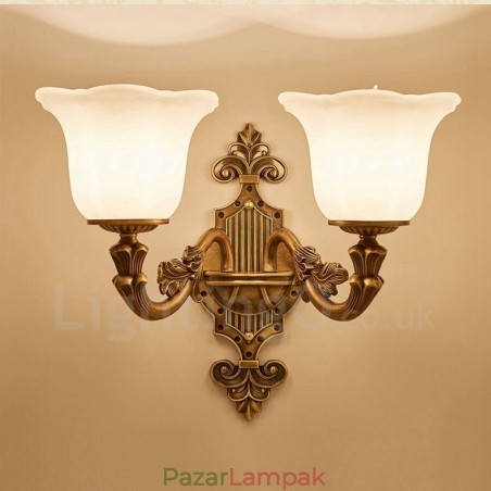 2 Light Hagyományos Klasszikus Nappali Étkező Hálószoba Fém luxus beltéri falikar 2 Light Hagyományos Klasszikus Nappali Étkező Hálószoba Fém luxus beltéri falikar