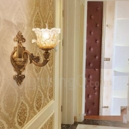 Egyágyas fényű hagyományos klasszikus nappali étkező hálószoba fém luxus beltéri falikarok