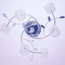 Modern kortárs kristályból galvanizált süllyesztett tartó