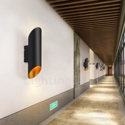 Modern, modern, süllyesztett alumínium ötvözet fali lámpák