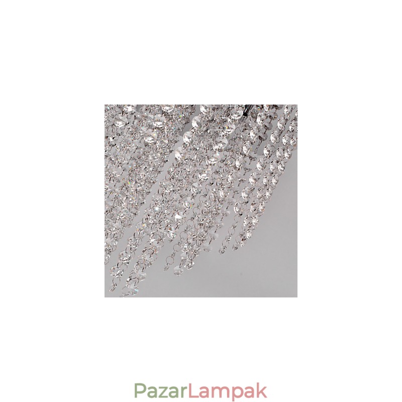Modern, modern kristály mini stílusú, galvanizált fém süllyesztett tartó