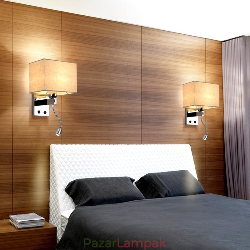 The Modern Hotel Room Reading Kreatív szövet Folyosó Erkély Éjjeli lámpa Fali lámpa