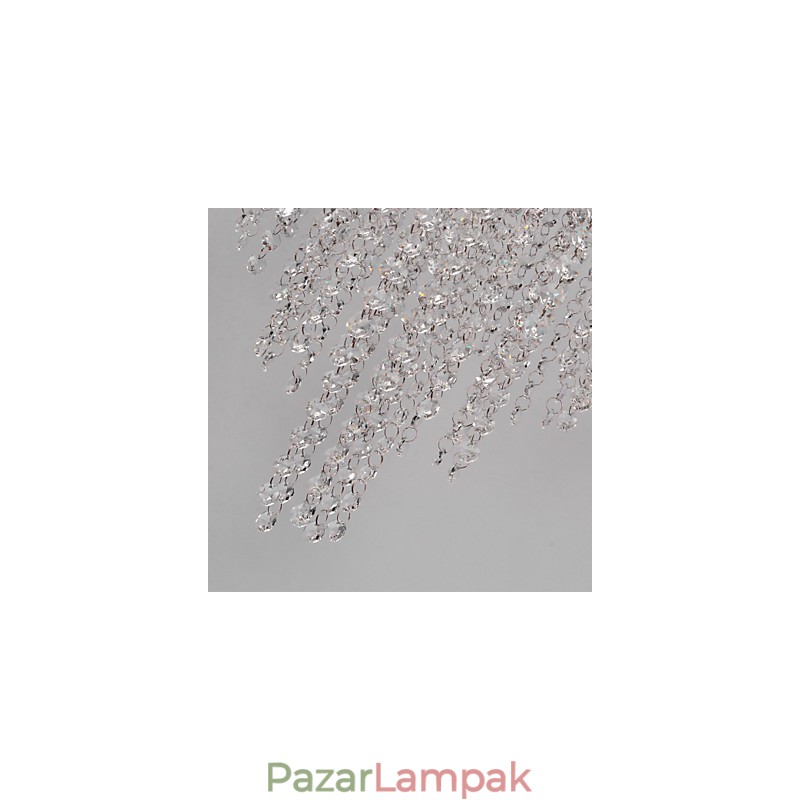Modern, modern kristály mini stílusú, galvanizált fém süllyesztett tartó