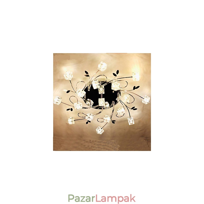 Klasszikus jégkristály mennyezeti lámpa