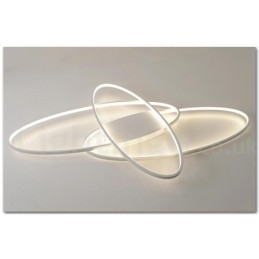 Szabályozható ovális modern kortárs alumínium mennyezeti lámpa süllyesztett lámpa nappali hálószobához fali lámpaként is használható