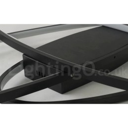 Szabályozható ovális modern kortárs alumínium mennyezeti lámpa süllyesztett lámpa nappali hálószobához fali lámpaként is használható