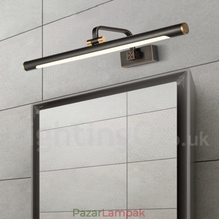 IPMirror lámpa fürdőszobai lámpák Tiszta sárgaréz fali lámpák akril ernyővel smink világítás IPMirror lámpa fürdőszobai lámpák Tiszta sárgaréz fali lámpák akril ernyővel smink világítás