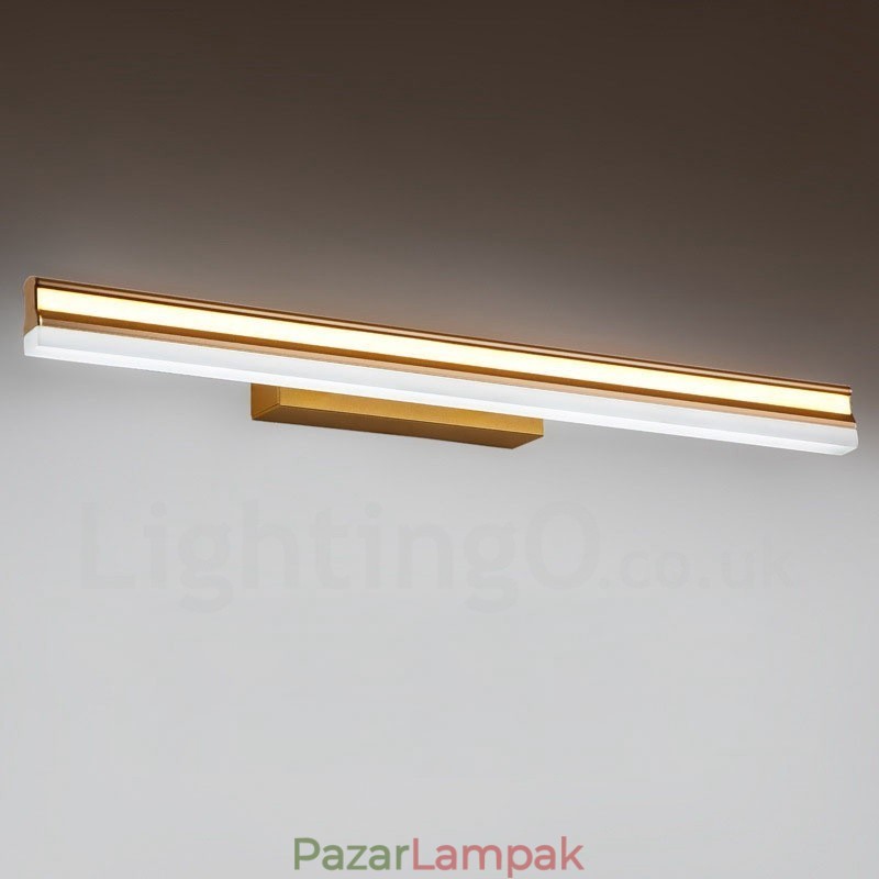 IP44 tükörlámpa fürdőszobai lámpák fali lámpák akril ernyővel smink világítás