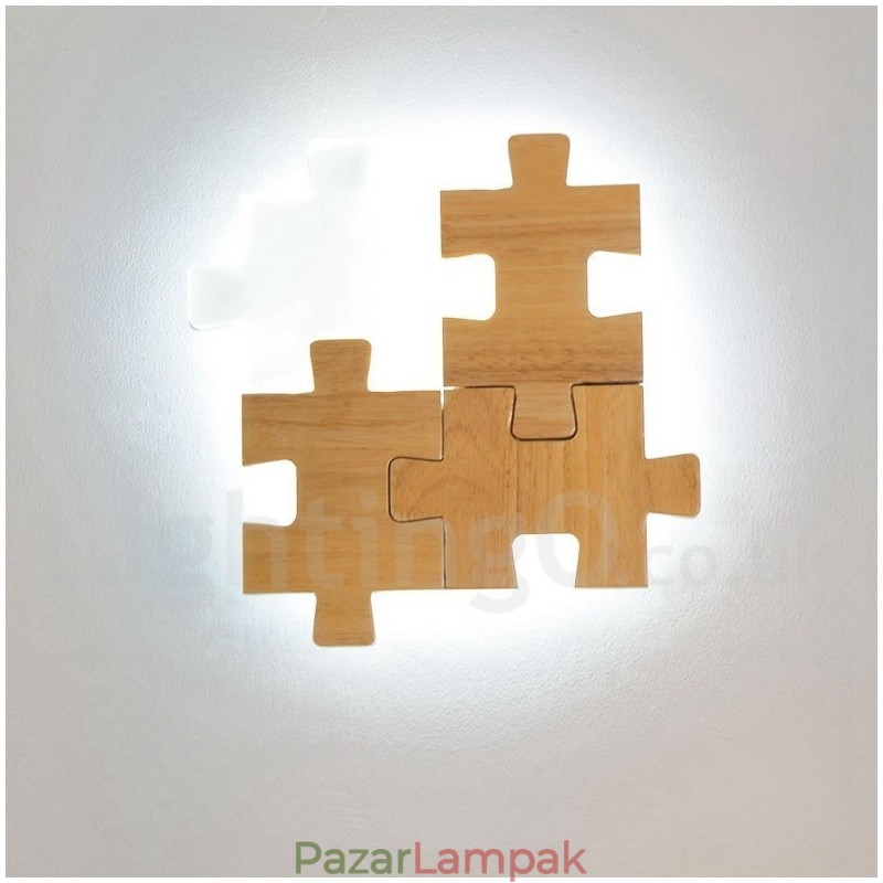 Fából készült falikarok akril árnyalattal Modern, kortárs fa bambusz fali lámpa