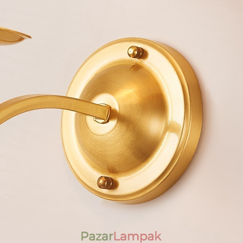 Tiszta sárgaréz, luxus rusztikus retro vintage 1 fényű gyertya fali lámpa szövet ernyővel, speciálisan a szállodai hálószobába bemutatóterem nappali étkezőbe