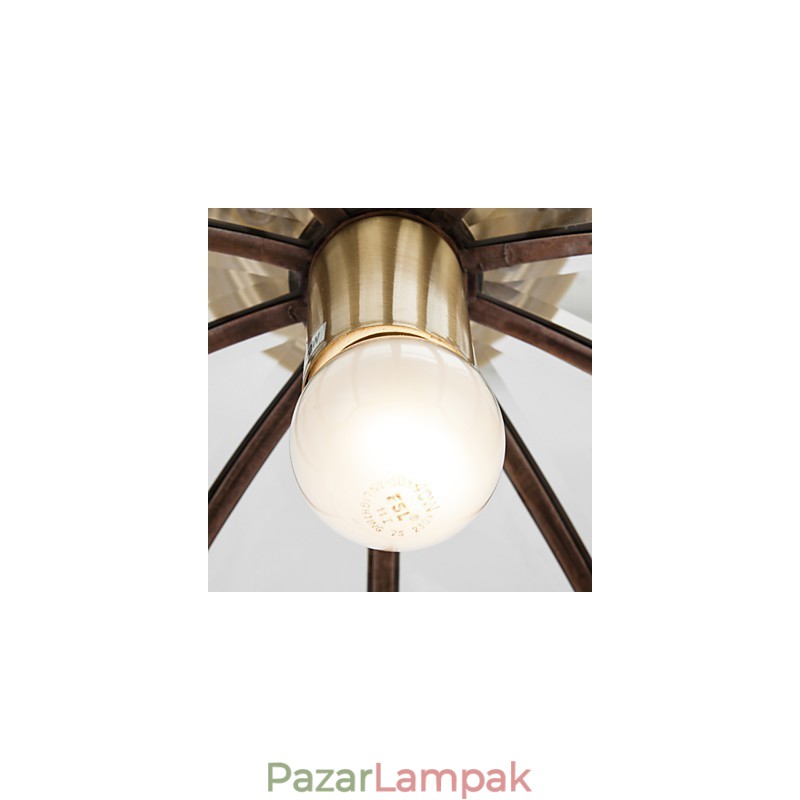 Modern kortárs dekoratív design réz mennyezeti lámpacsalád