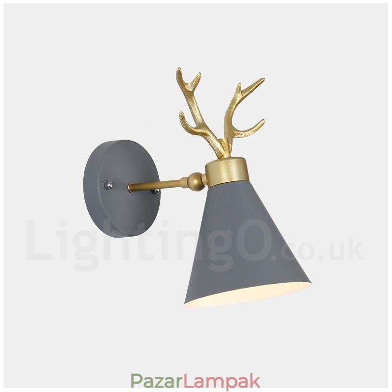 Modern Antlers fali lámpa