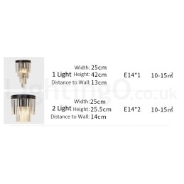 Modern luxus K9 kristály fali lámpa kristály ernyővel