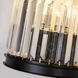 Modern luxus K9 kristály fali lámpa kristály ernyővel