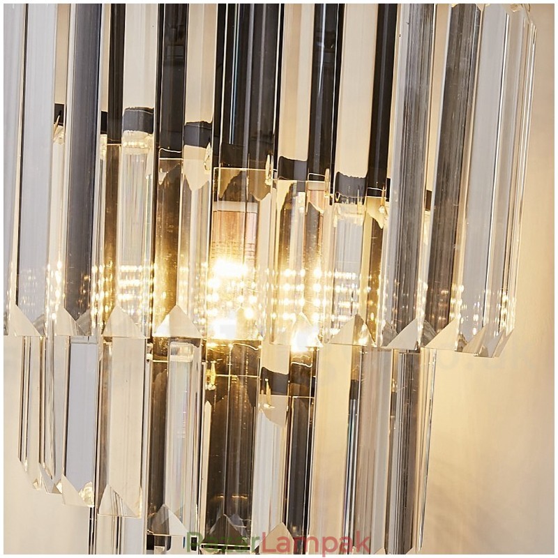 Modern luxus K9 kristály fali lámpa kristály ernyővel