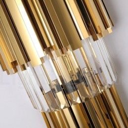 Modern luxus K9 kristály fali lámpa kristály ernyővel