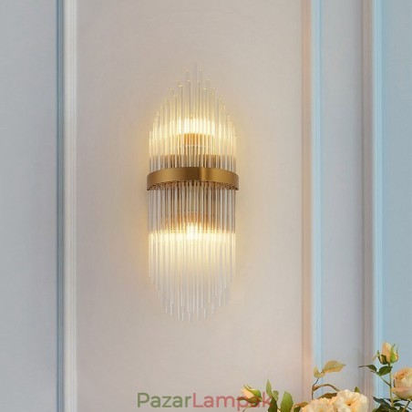 Modern luxus K9 kristály fali lámpa kristály ernyővel