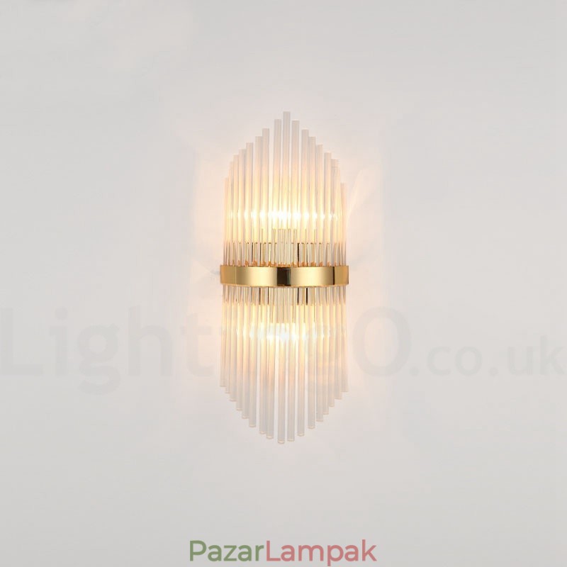 Modern luxus K9 kristály fali lámpa kristály ernyővel