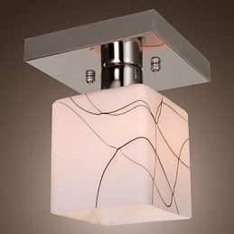 Modern, kortárs mini stílusú, galvanizált fém süllyesztett tartó