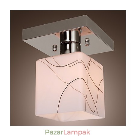 Modern, kortárs mini stílusú, galvanizált fém süllyesztett tartó Modern, kortárs mini stílusú, galvanizált fém süllyesztett tartó