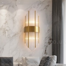 Modern luxus K9 kristály fali lámpa kristály ernyővel