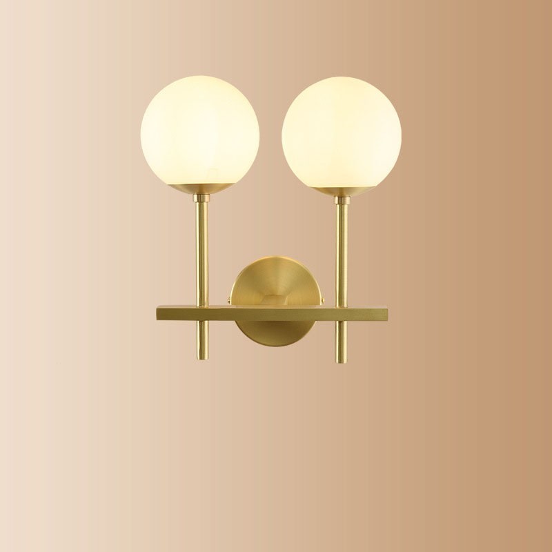 Modern Molecules babfali lámpa golyós üveg ernyővel