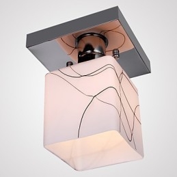 Modern, kortárs mini stílusú, galvanizált fém süllyesztett tartó