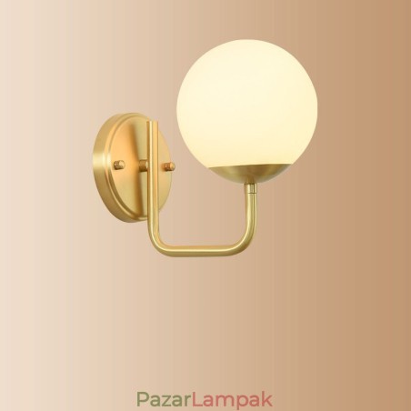 Modern Molecules babfali lámpa golyós üveg ernyővel