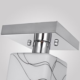Modern, kortárs mini stílusú, galvanizált fém süllyesztett tartó